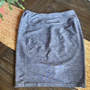 Prana Gray Women's Straight Skirt - Medium
